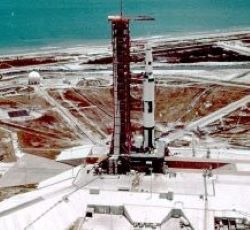 saturn at launch pad